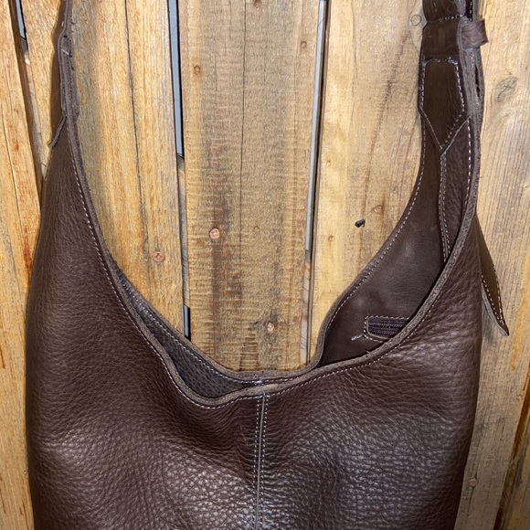 Duluth Trading Co Brown Leather Hobo - Picture 9 of 14